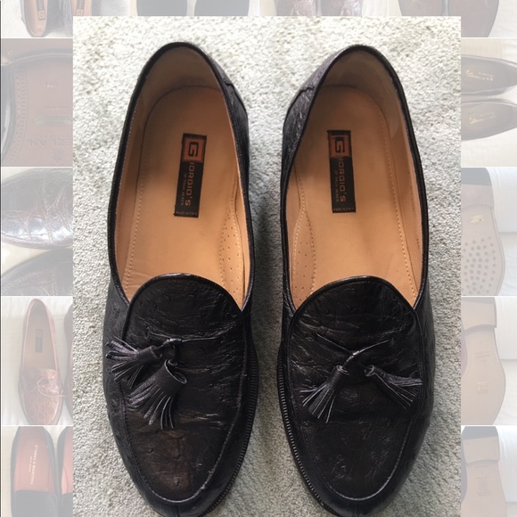 Giorgio's Palm Beach Ostrich men's loafers - Picture 1 of 2